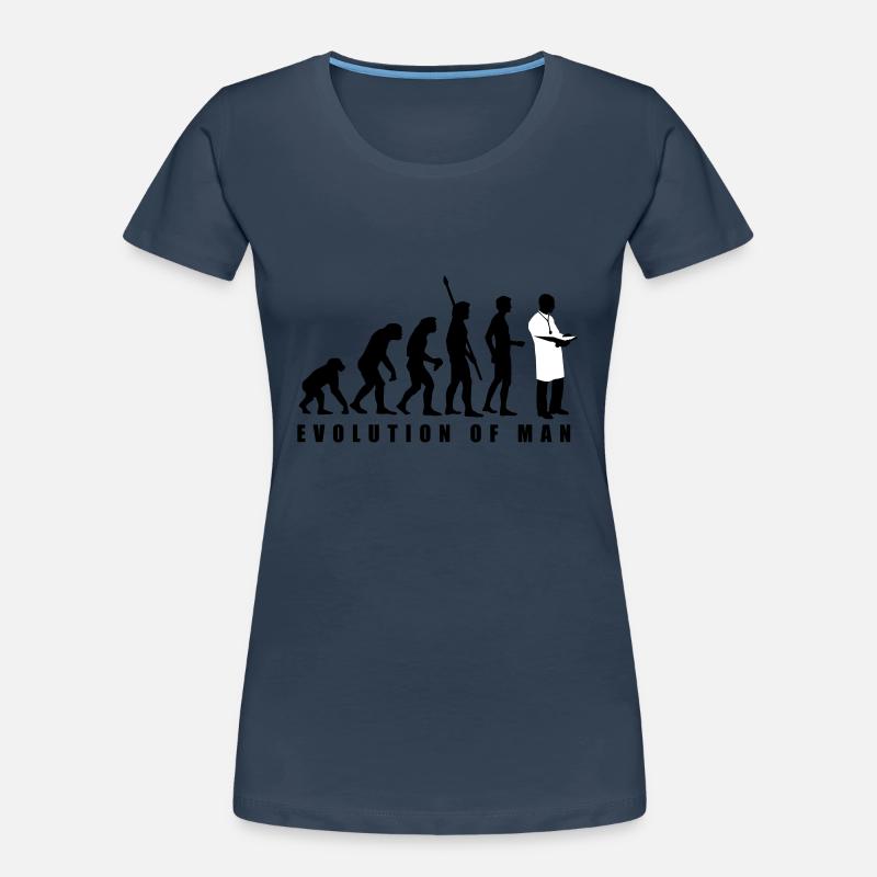 evolution_arzt_2c Women's Premium Organic T-Shirt