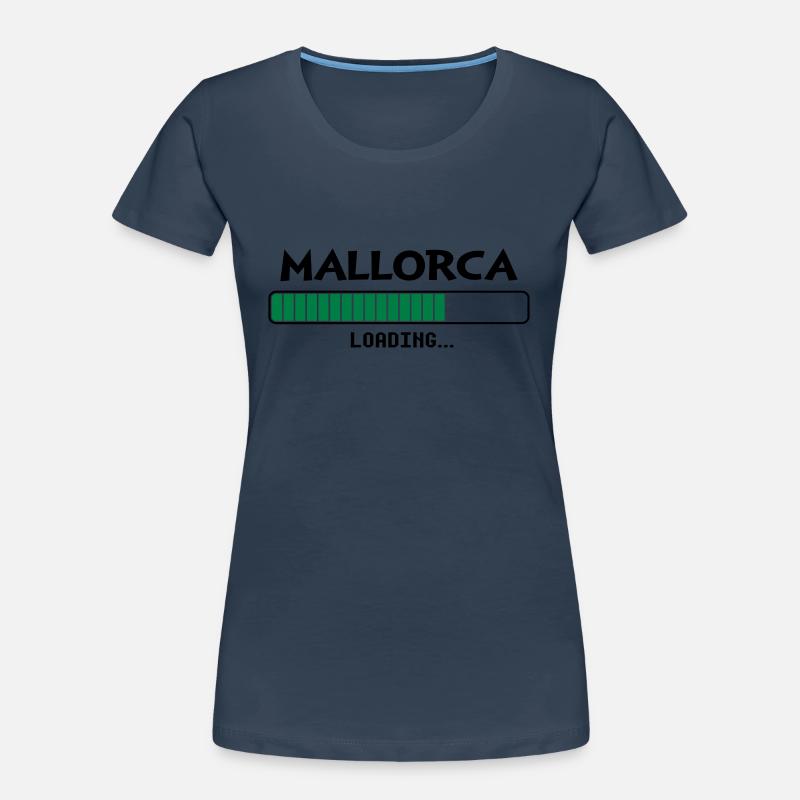 Mallorca loading loading bar Women's Premium Organic T-Shirt