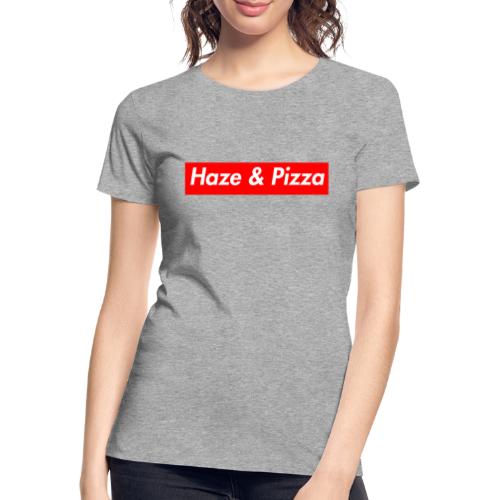 Haze & Pizza - Frauen Premium Bio T-Shirt