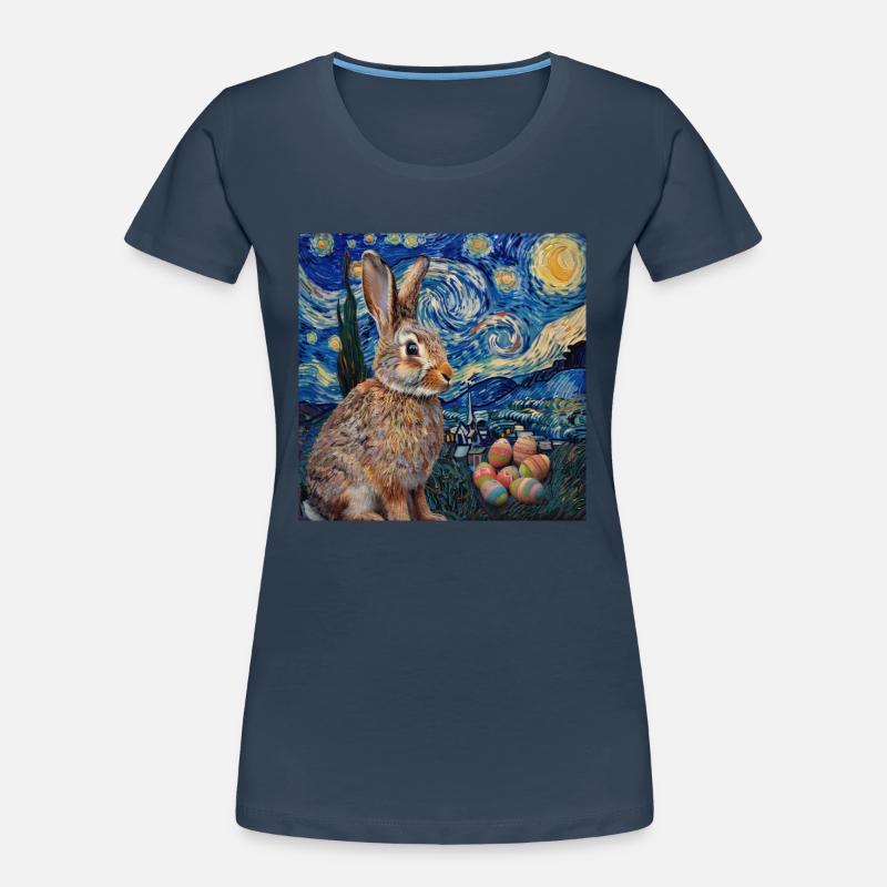 easter bunny, easter, bunny, happy easter, easter eggs Women's Premium Organic T-Shirt
