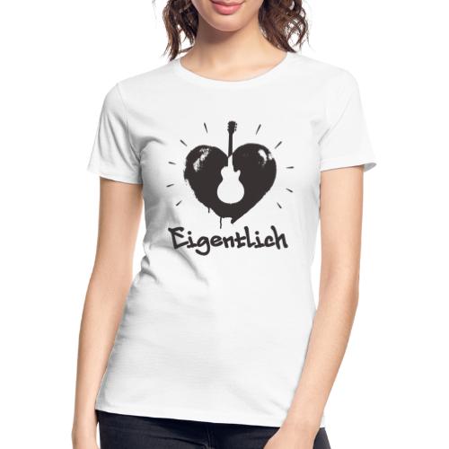 Eigentlich Lo schwarz - Frauen Premium Bio T-Shirt