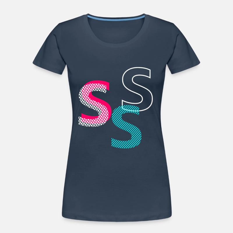 S Initial Women's Premium Organic T-Shirt