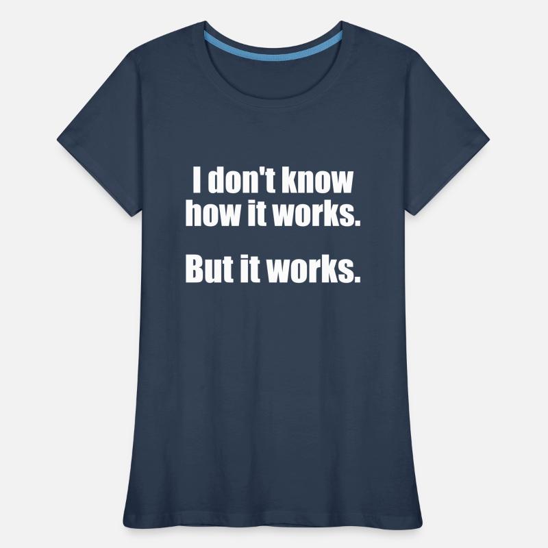 Programmierer, Software, Informatik, Developer Frauen Premium Bio T-Shirt