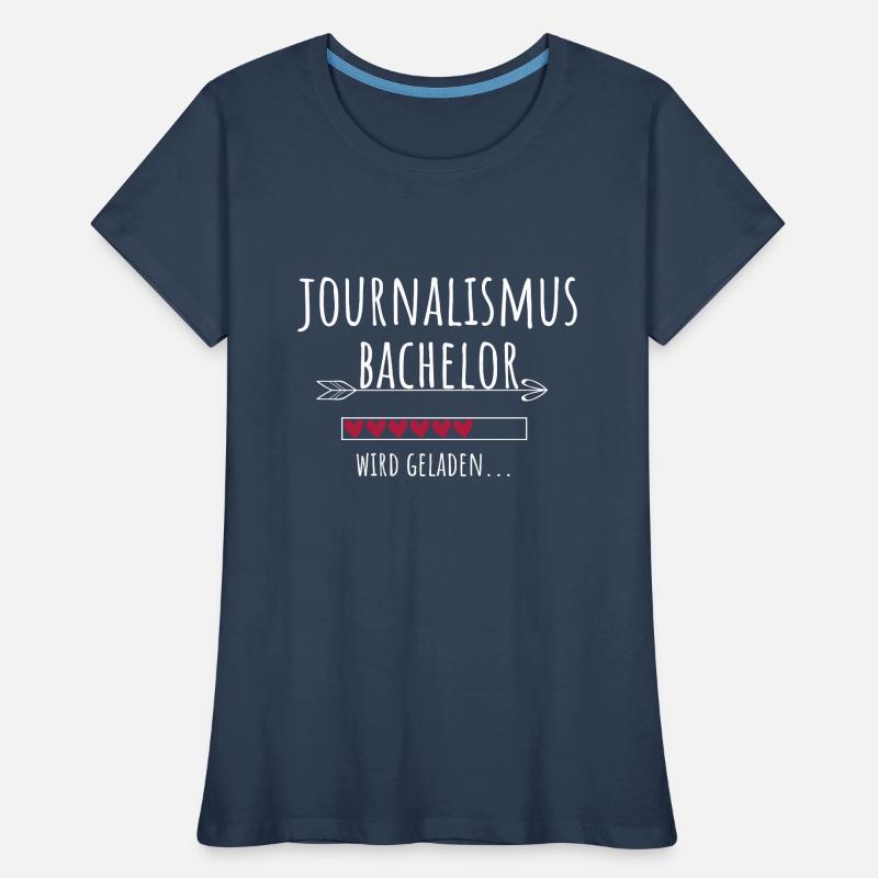 Journalismus Bachelor Studium Studentin Geschenk Frauen Premium Bio T-Shirt