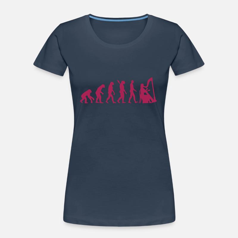 Evolution Harp Women's Premium Organic T-Shirt