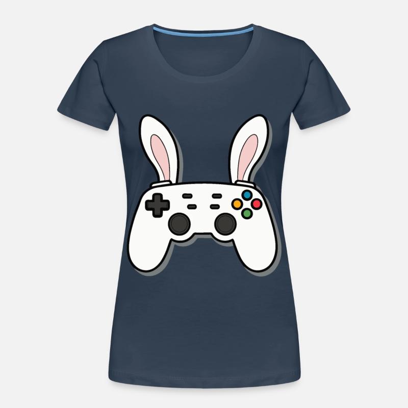 Easter Bunny Gamer Iconic Easter Gaming Women's Premium Organic T-Shirt