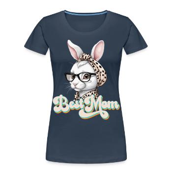 Mama Hase Süßer Osterhase Hasenliebhaber Mutti - Frauen Premium Bio T-Shirt -  - Vorne - Mia (176cm)