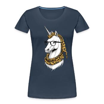 Licorne Maman Drôle Maman Licornes Maman aimante - T-shirt bio Premium Femme -  - Devant - Mia (176cm)