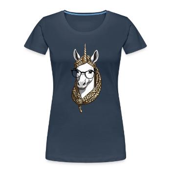 Maman Licorne Maman Drôle Maman Fête des Mères - T-shirt bio Premium Femme -  - Devant - Mia (176cm)