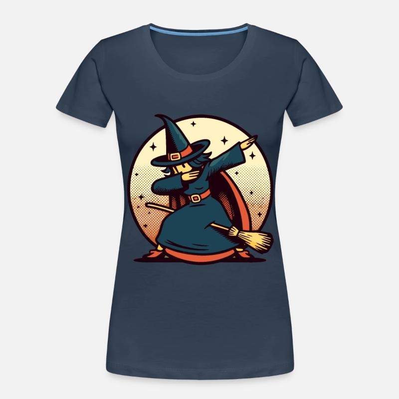 Dabbing Witch Dabbing Witches Design Halloween T-shirt bio Premium Femme