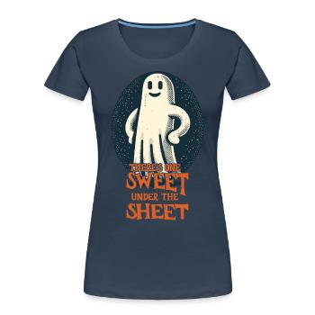 Last Minute Kostüm Unheimliches Halloween - Frauen Premium Bio T-Shirt -  - Vorne - Mia (176cm)