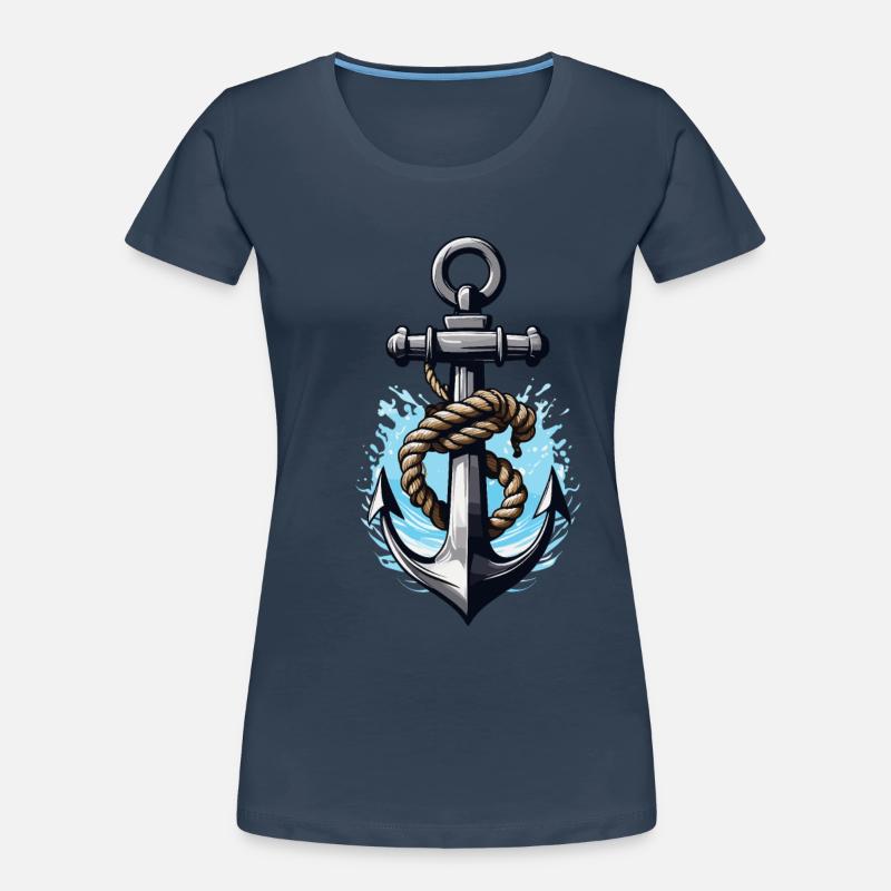 Aesthetic Anchor Design Women's Premium Organic T-Shirt