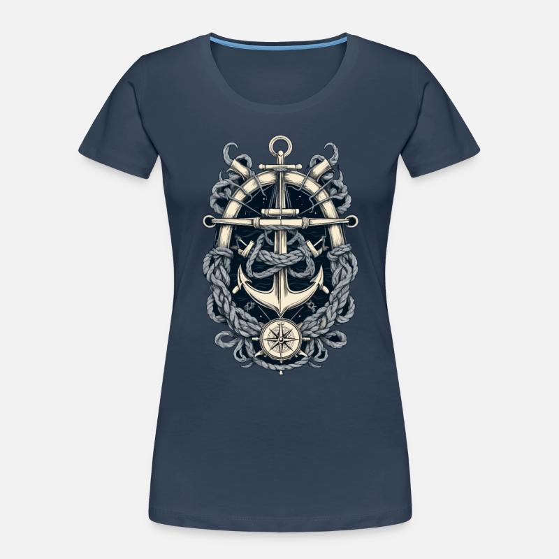 Aesthetic Anchor Design Women's Premium Organic T-Shirt