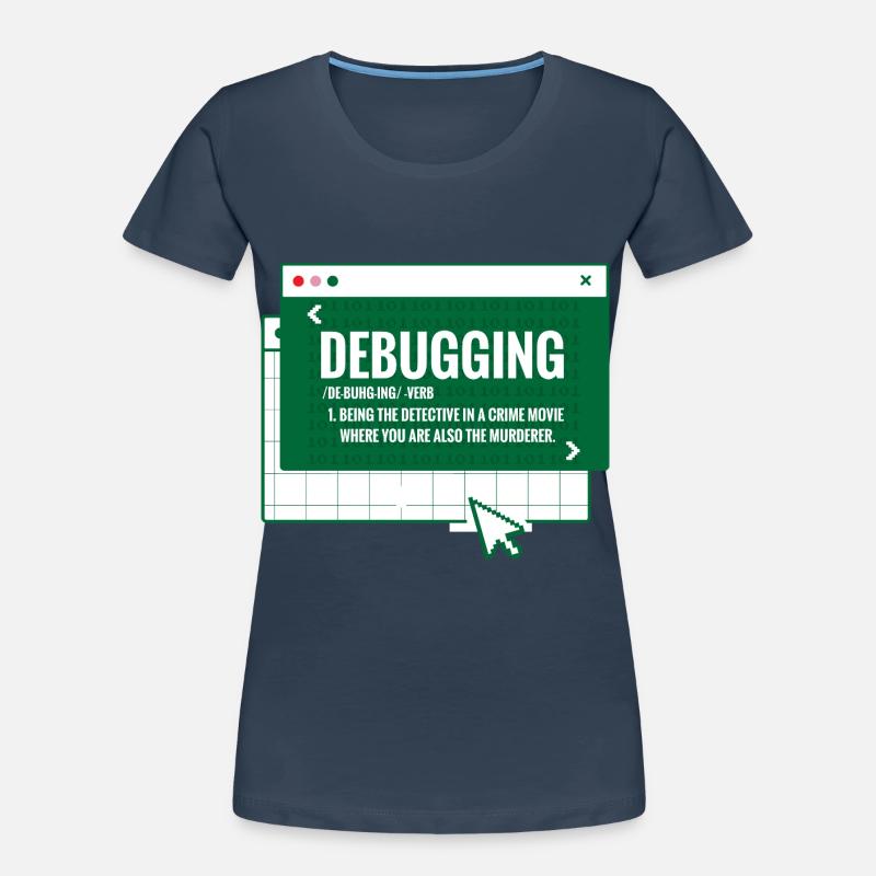 Debuggen Frauen Premium Bio T-Shirt