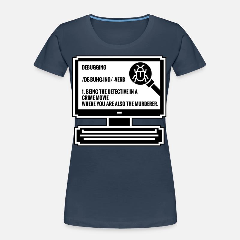 Debuggen Frauen Premium Bio T-Shirt