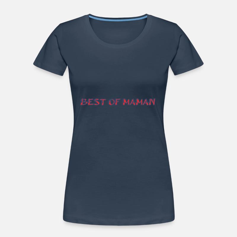 MAMA. MUTTERTAG. SCHÖNEN MUTTERTAG. ICH LIEBE DICH Frauen Premium Bio T-Shirt