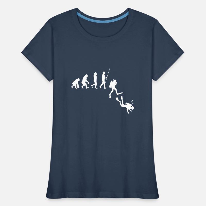 Diving Evolution | Evolution Women's Premium Organic T-Shirt