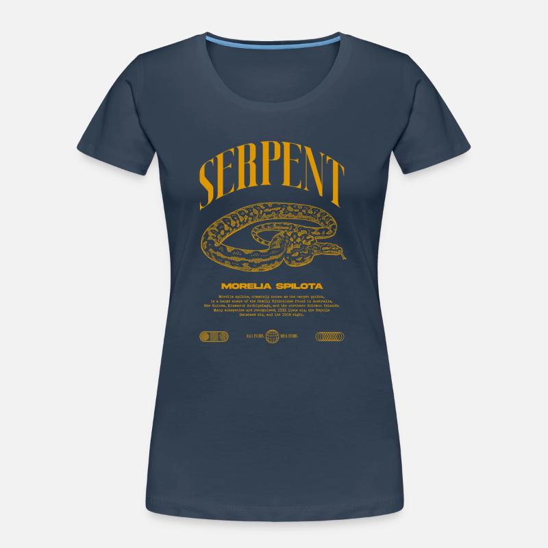 Carpet Python Modern Reptile Keeper Streetwear Women's Premium Organic T-Shirt