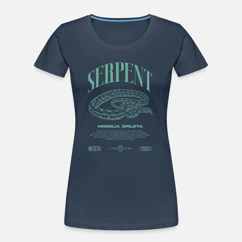 Carpet Python Modern Reptile Keeper Streetwear Women's Premium Organic T-Shirt