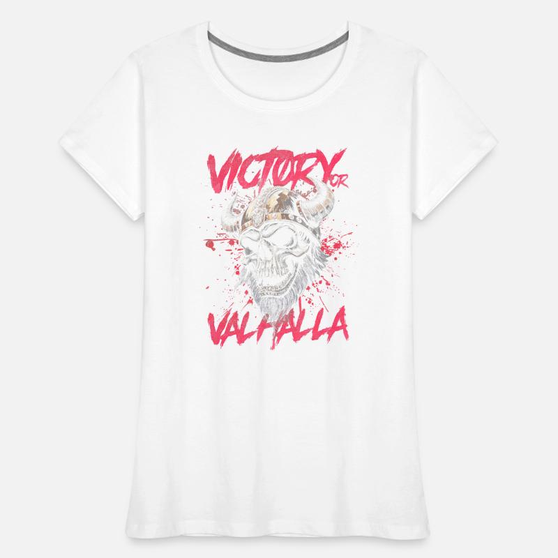 Nordischer Wikingersieg oder Walhalla Frauen Premium Bio T-Shirt