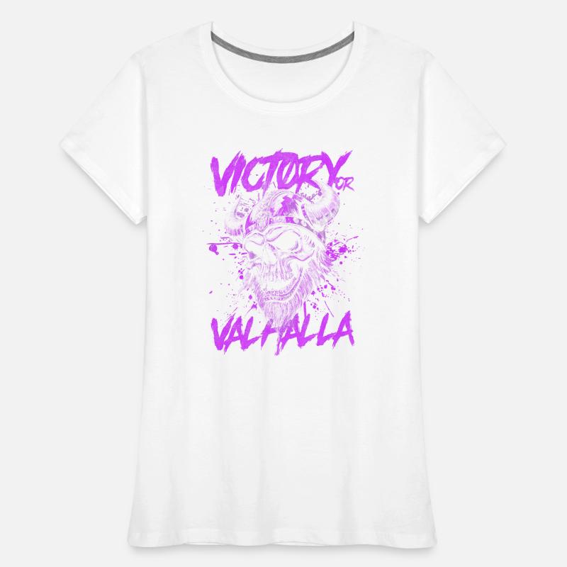 Nordischer Wikingersieg oder Walhalla Frauen Premium Bio T-Shirt