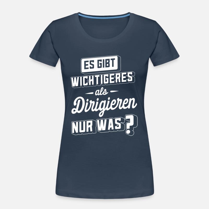 Dirigieren Chorleiter Dirigent Chor Gesangschor Frauen Premium Bio T-Shirt