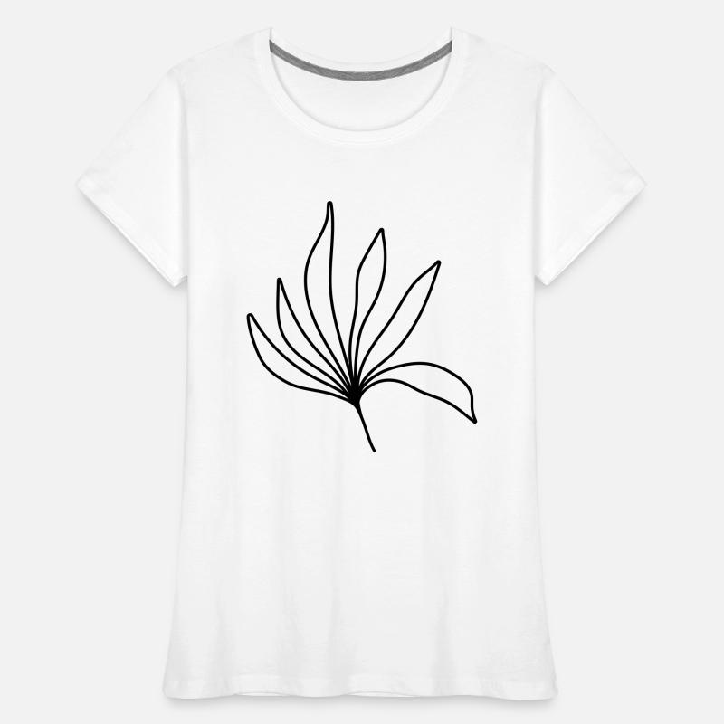 simple grasses Women's Premium Organic T-Shirt