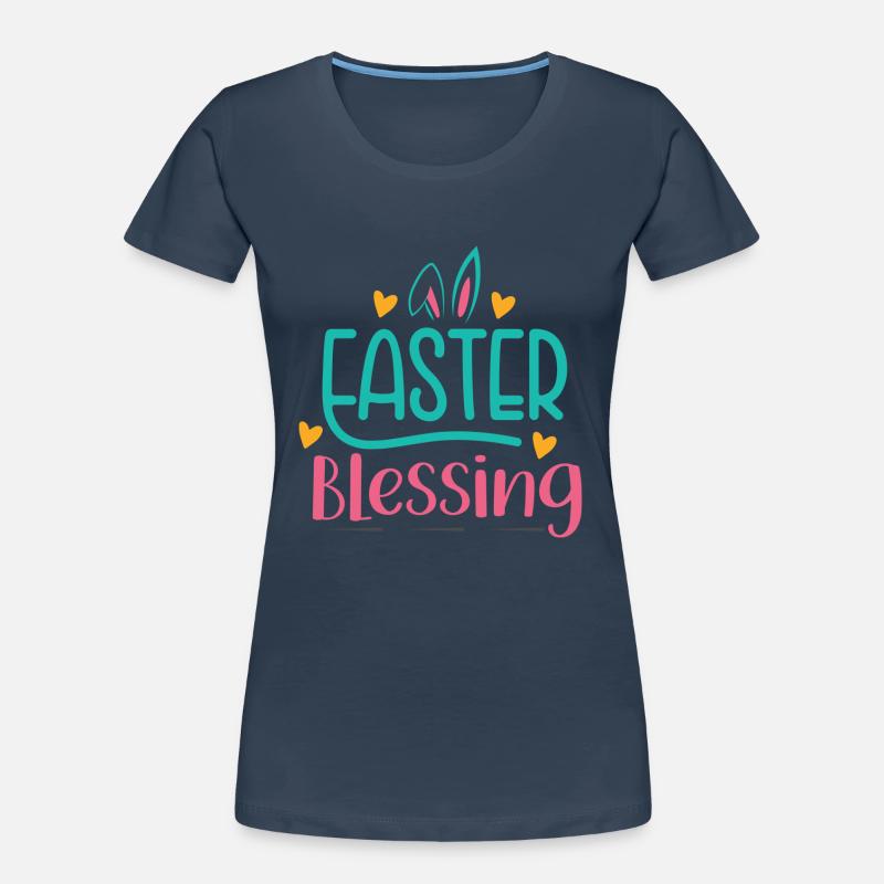Joyeuses bénédictions de Pâques T-shirt bio Premium Femme