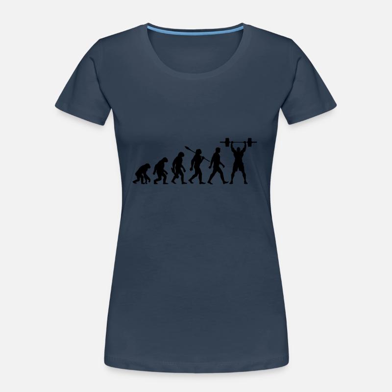 Evolution - Haltérophilie - Musculation T-shirt bio Premium Femme