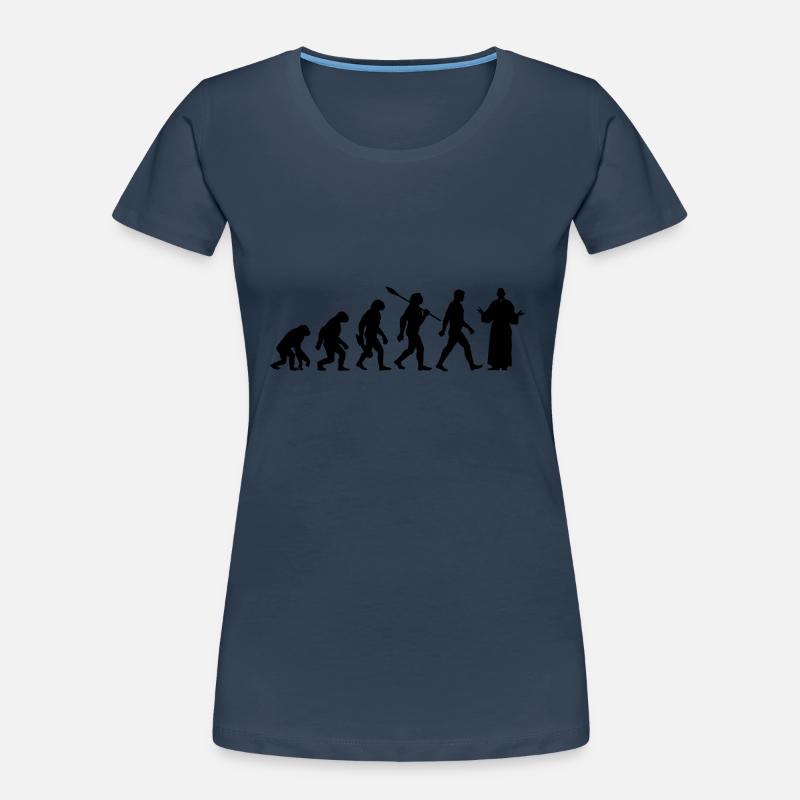 Evolution - Pasteurs - Église - Religion T-shirt bio Premium Femme