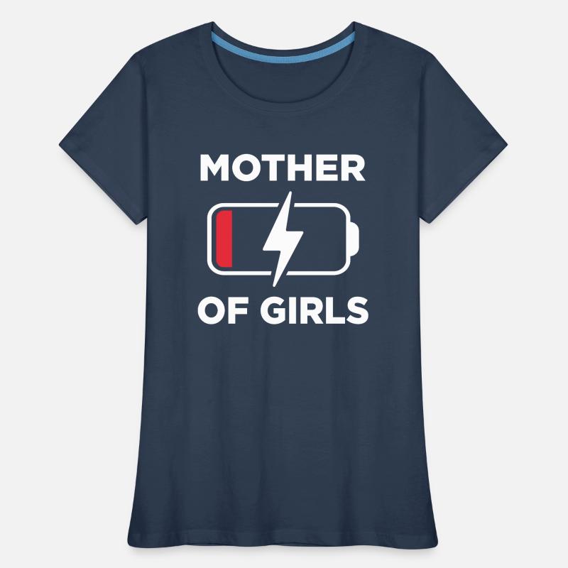 Mutter der Mädchen Frauen Premium Bio T-Shirt
