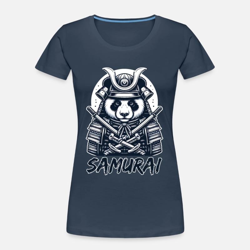 Warrior Panda: Umarme den Geist des Samurai Frauen Premium Bio T-Shirt