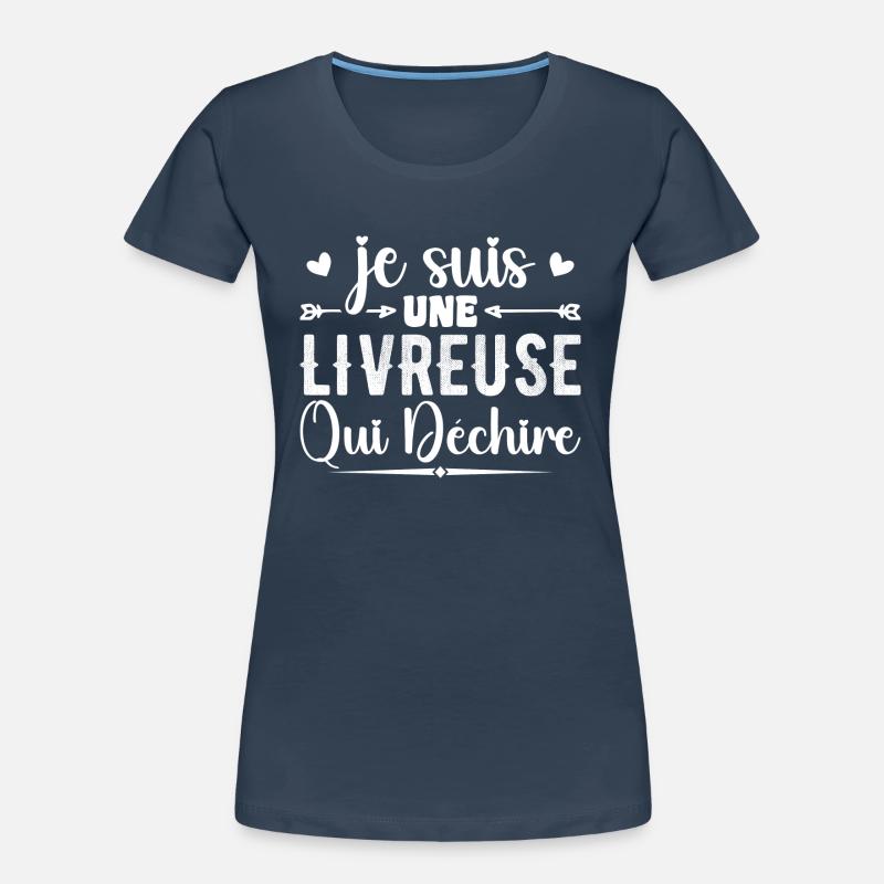 Ich bin ein Liefermädchen, das rockt Frauen Premium Bio T-Shirt