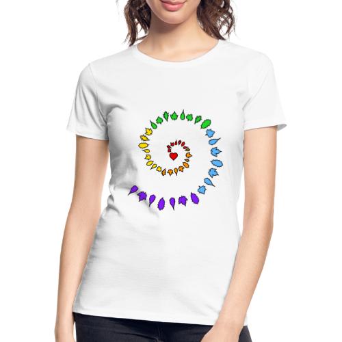 Spirale Arcobaleno - Maglietta ecologica premium da donna