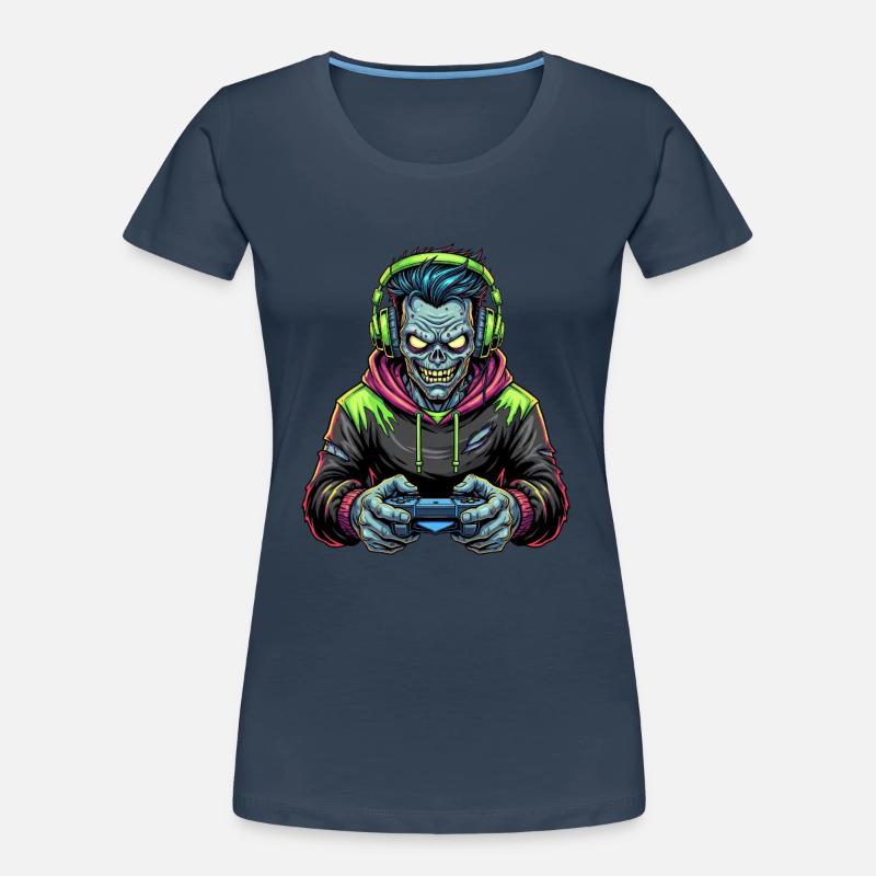 Zombie Gambler: Until the Head Explodes! Women's Premium Organic T-Shirt