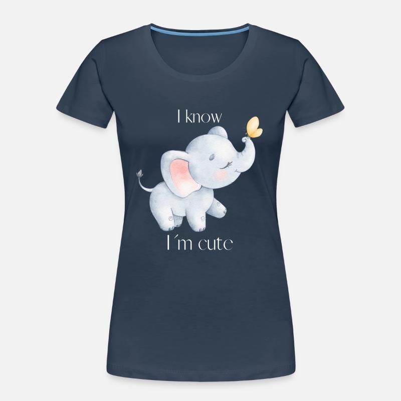 Elefant Frauen Premium Bio T-Shirt