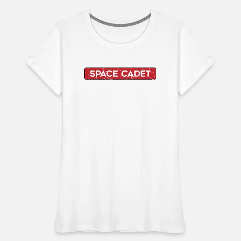 Astronaute Techno Raver Cadet de l’espace T-shirt bio Premium Femme