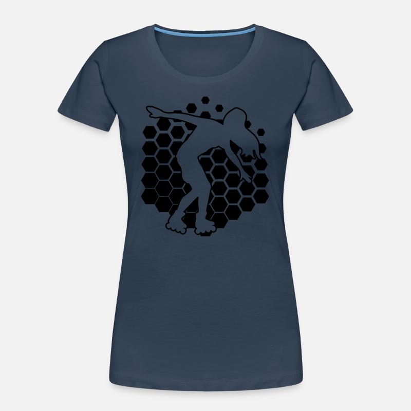 Rollerskaten Roller skate Rollerskate Roller Skating T-shirt bio Premium Femme