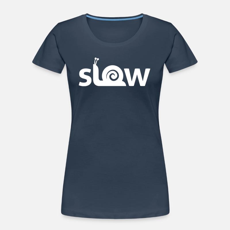 Lent - Langsam T-shirt bio Premium Femme