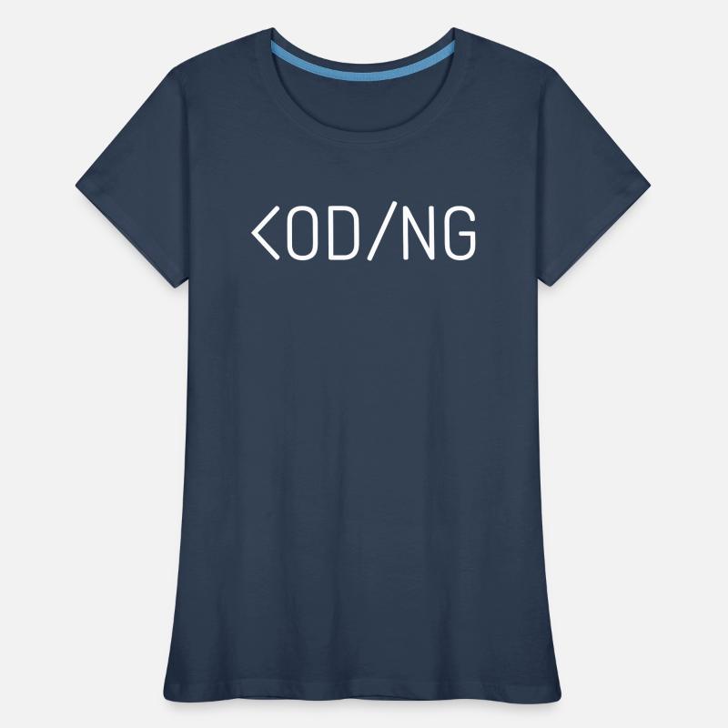 Coding Women's Premium Organic T-Shirt