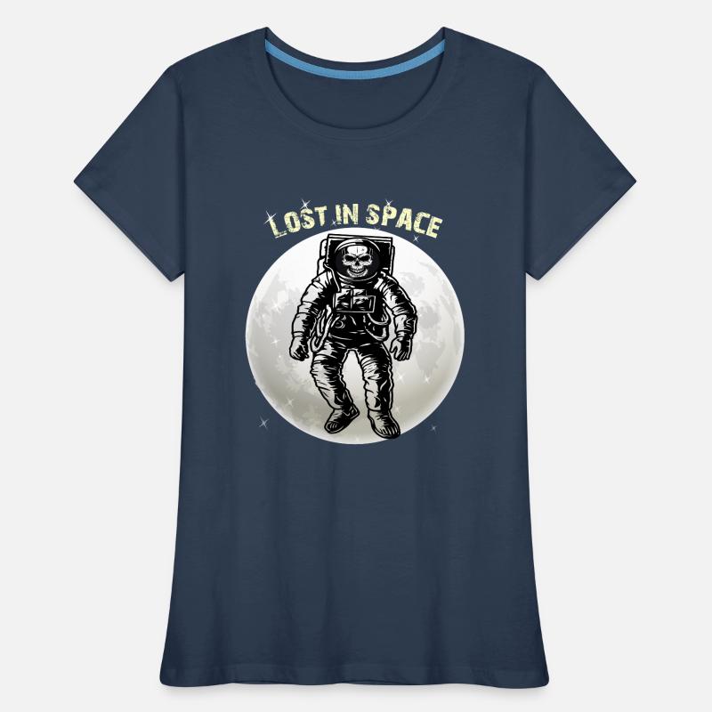 Perdus dans l’espace T-shirt bio Premium Femme