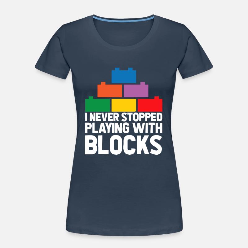 Constructeur de briques Bâtiment en briques Maître constructeur T-shirt bio Premium Femme