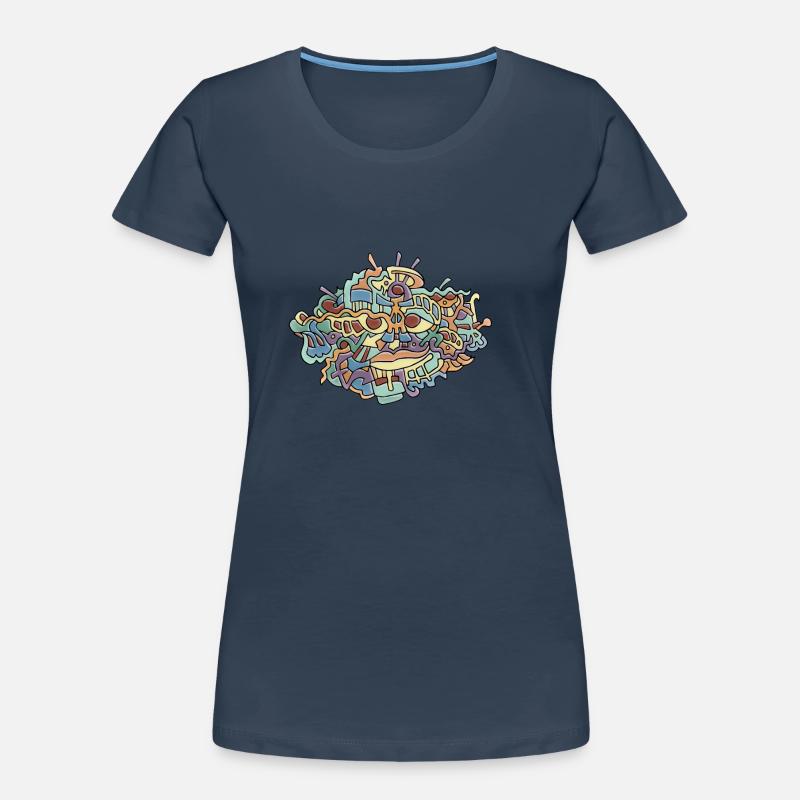 Dissolving Face Frauen Premium Bio T-Shirt