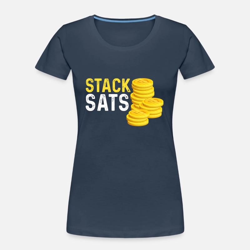 Stack sats T-shirt bio Premium Femme