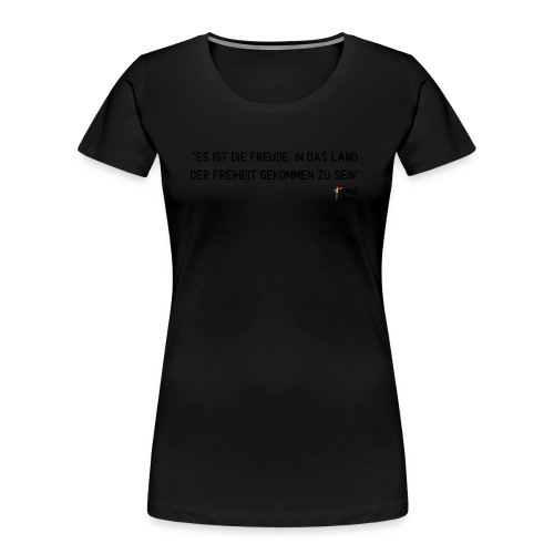 Land der Freiheit - Frauen Premium Bio T-Shirt
