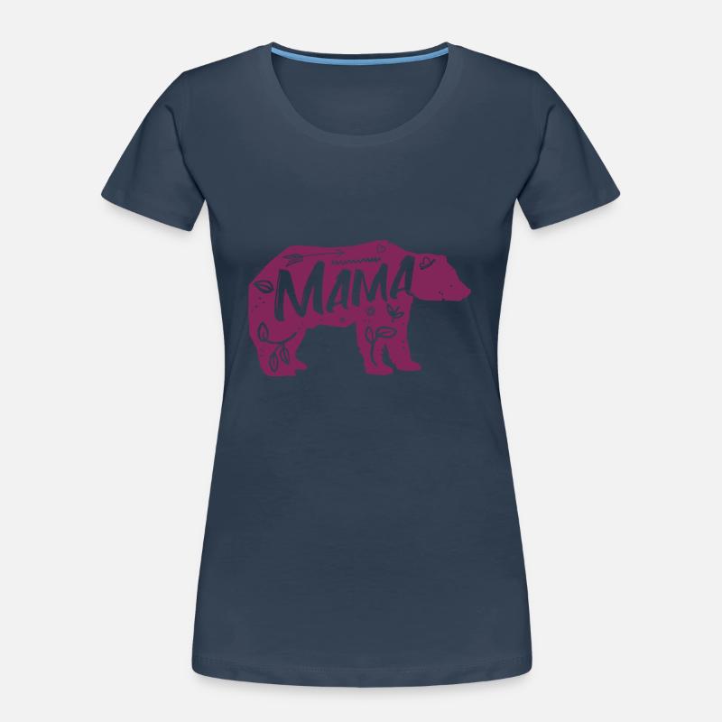 Mama Ourse T-shirt bio Premium Femme