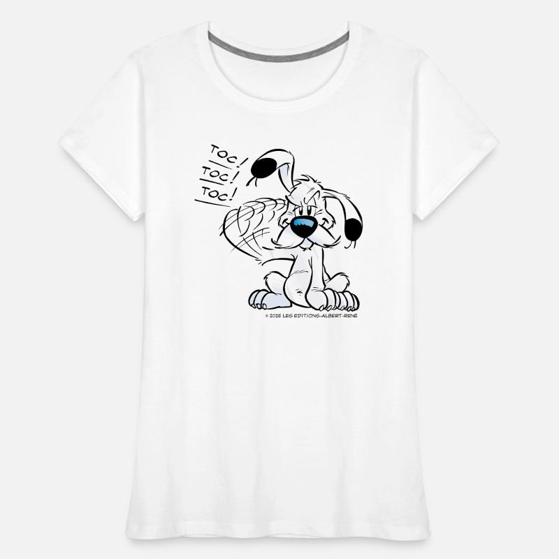 Astérix & Obélix Idéfix Frappe Toc Toc Toc T-shirt bio Premium Femme