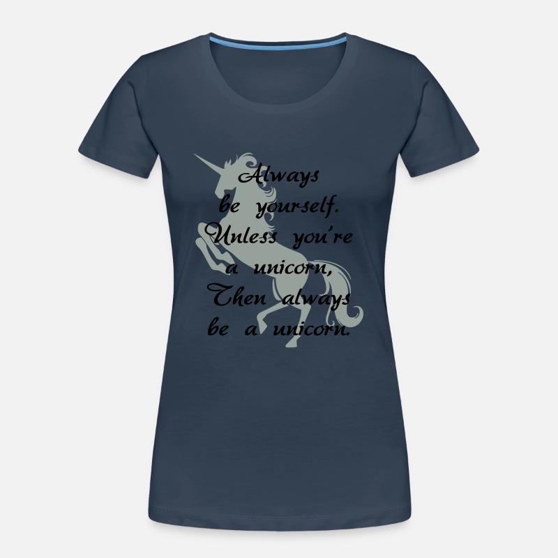 Immer ein Einhorn Frauen Premium Bio T-Shirt