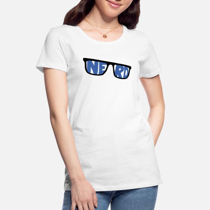 nerd coder server download cyberspace programmer Women's Premium Organic T-Shirt