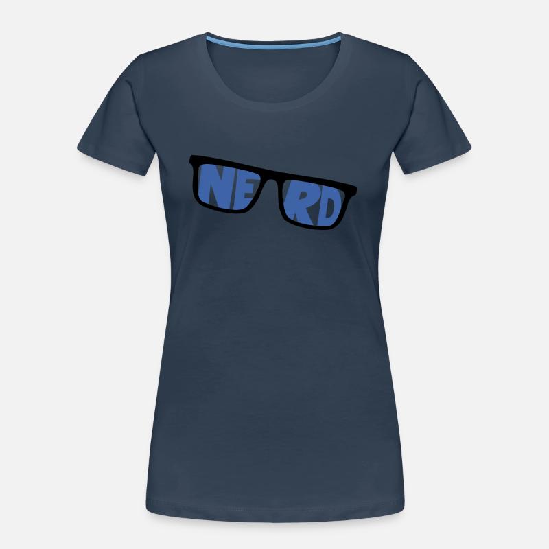 nerd coder server télécharger cyberspace programmeur T-shirt bio Premium Femme